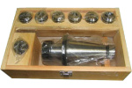 Патрон цанговый 7:24-50 с набором цанг ER40 7 шт 6-25 мм