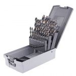 Набор спиральных сверл DIN 338 HSSG Powerspike 1,0-13,0 мм 25 шт