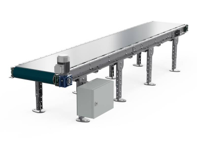 Ленточный универсальный транспортер ЛТ2, Д3200 х Ш500 х В(650...850), мм