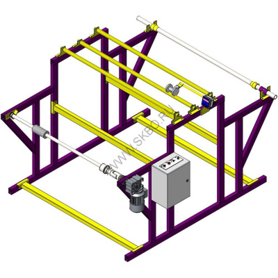 Станок для перемотки рулонных материалов СПРМ 1,2-0,2П-1200