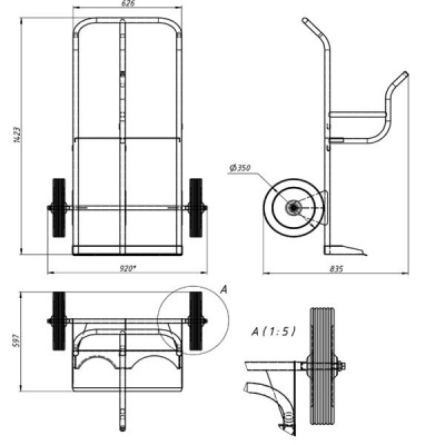 Схема тележки