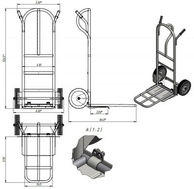 Схема тележки