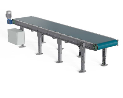 Ленточный универсальный транспортер ЛТ2, Д2800 х Ш500 х В(650...850), мм