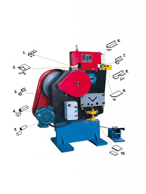 Комбинированные пресс-ножницы QA32-8B