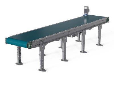 Ленточный универсальный транспортер ЛТ2, Д2800 х Ш500 х В(650...850), мм