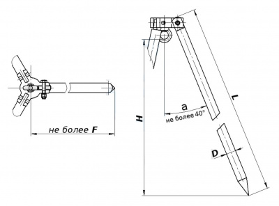 Тренога перегрузочная ТГП-1000