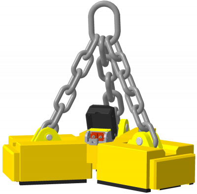 Электромагнит грузоподъемный ДПМш90-70 для переноски рулонов за торец