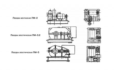 Схема лебедки ЛМ-2