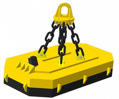 Электромагнит грузоподъемный прямоугольный ДПМс180-180 для перегрузки скрапа Электромагнит грузоподъемный прямоугольный ДПМс180-180 для перегрузки скрапа