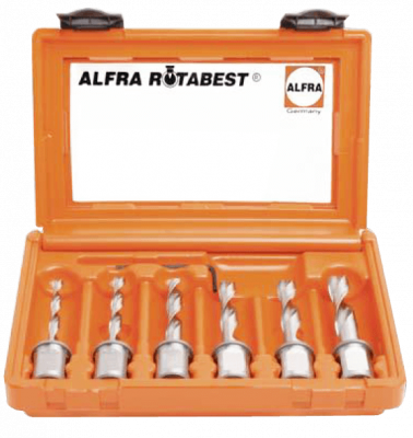 Набор спиральных сверл HSS 6 шт