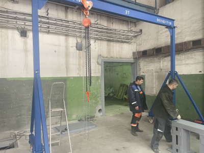 Передвижной козловой кран ККСО-1.0-5000-5000