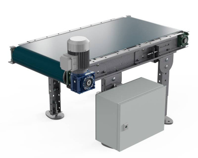 Ленточный универсальный транспортер ЛТ2, Д1000 х Ш500 х В(650...850), мм