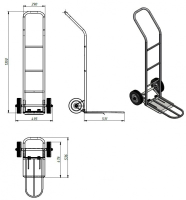 Схема тележки