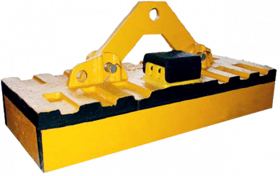 Электромагнит грузоподъемный прямоугольный ДПМб110-70 для перегрузки слябов, блюмов, рельс Электромагнит грузоподъемный прямоугольный ДПМб110-70 для перегрузки слябов, блюмов, рельс