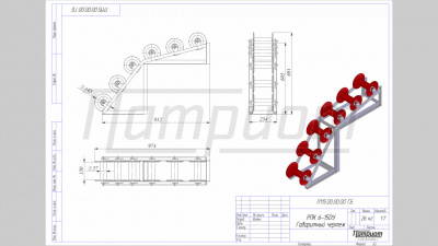 Угловой кабельный ролик РПК 6-150У
