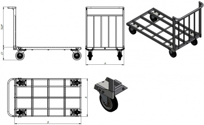 Схема тележки ТТ