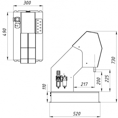 Запрессовочный станок Pneumatic-01